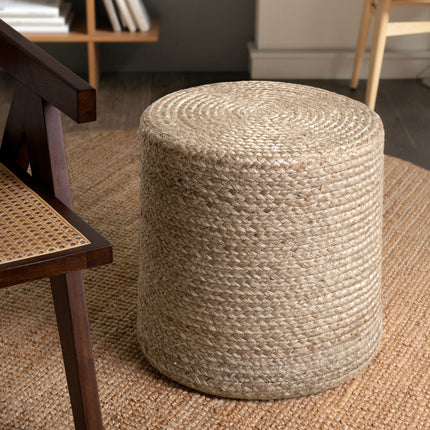 Vloerkleed Pouf Looma Rechthoekig - Natuur Greige
