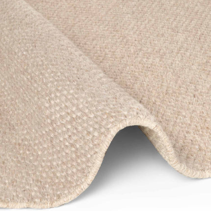 Vloerkleed Beans Rond - Natuur/Beige