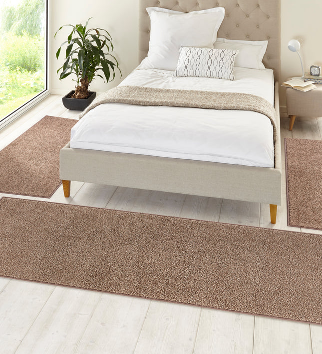 Vloerkleed Pure Bedomranding - Bruin