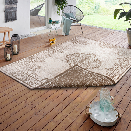 Dubbelzijdig Buitenkleed Triomphe - Beige/Crème