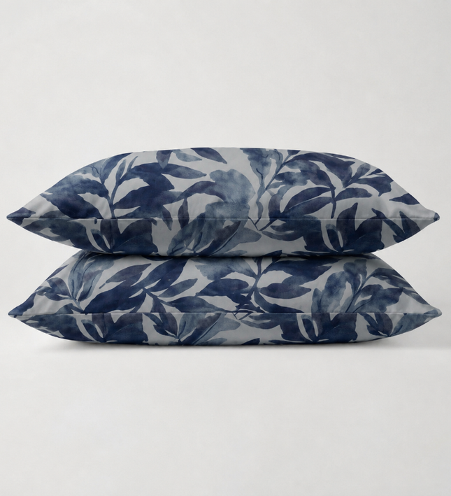 2-PACK Kussenslopen Katoen - Flower Nature