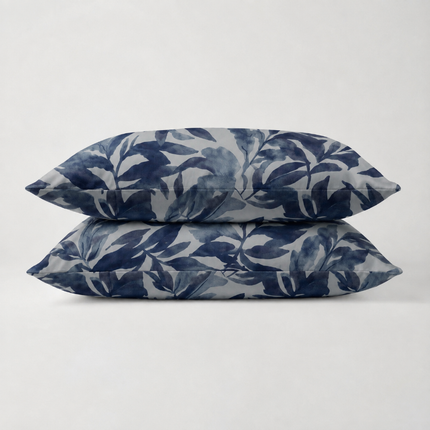 2-PACK Kussenslopen Katoen - Flower Nature