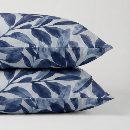 2-PACK Kussenslopen Katoen - Flower Nature