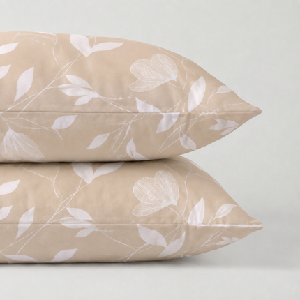 2-PACK Kussenslopen Katoen - Siren Flower