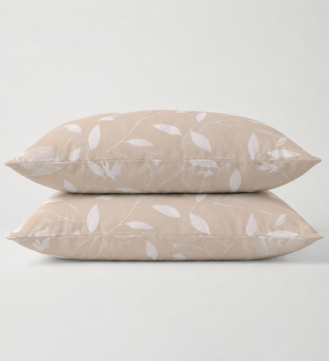 2-PACK Kussenslopen Katoen - Siren Flower