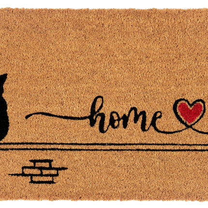 Vloerkleed Kokos Cat Home Rechthoekig - Kokosnoot