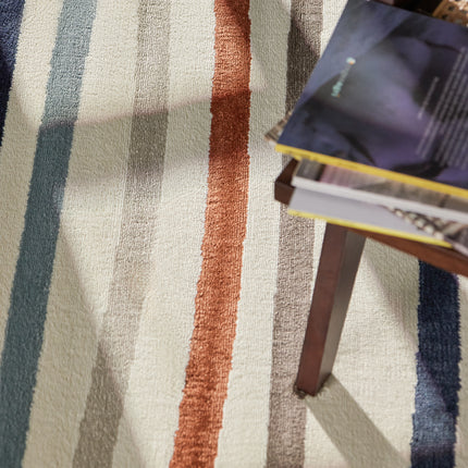 Vloerkleed Linnea Rond - Creme Multicolor