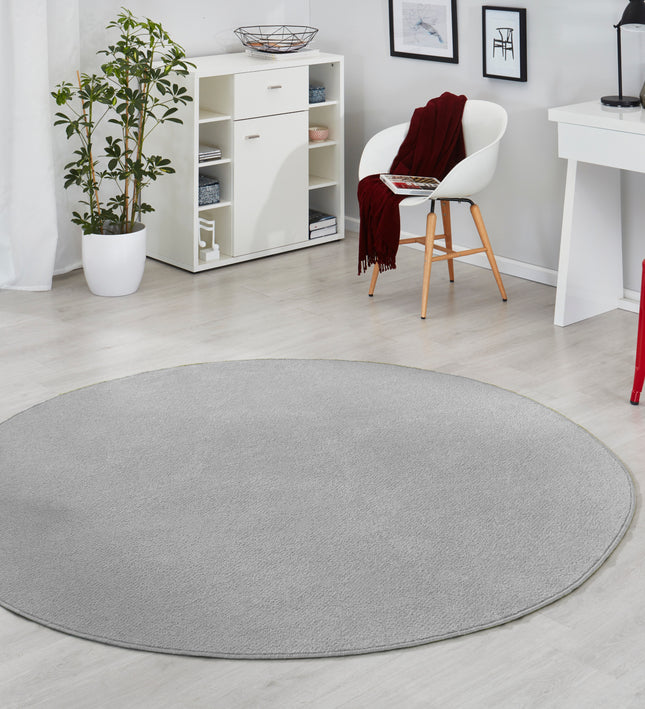 Vloerkleed Fancy Rond - Grijs