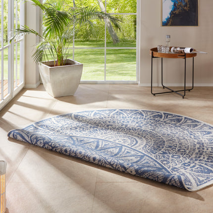 Vloerkleed Lilja  - blauw