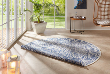 Vloerkleed Lilja  - blauw