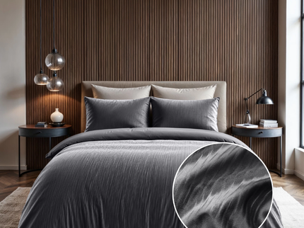 Dekbedovertrek Velvet Cartier - Antraciet