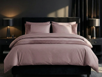 Dekbedovertrek Velvet Band - Roze