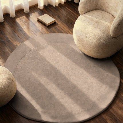 Vloerkleed Kivi Organisch Rond - Natuurbeige