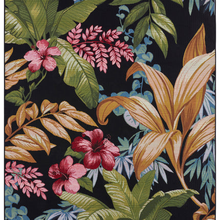 Vloerkleed Tropical Flowers Rechthoekig - Kleurrijk