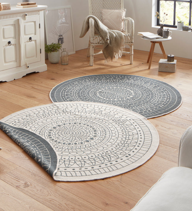Vloerkleed Porto  - grijs, creme