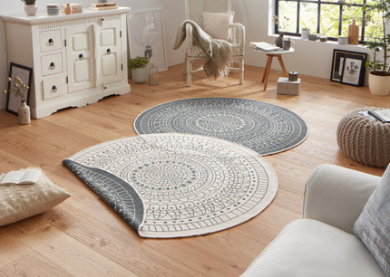 Vloerkleed Porto  - grijs, creme