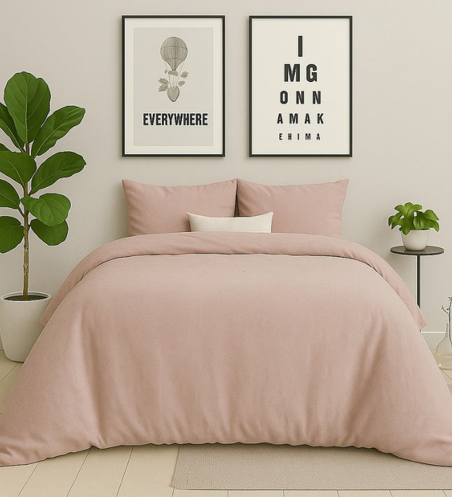 Dekbedovertrek Stonewashed - Roze