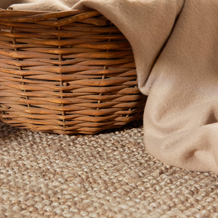 Vloerkleed Jaipur Rond - Natuurlijk goud