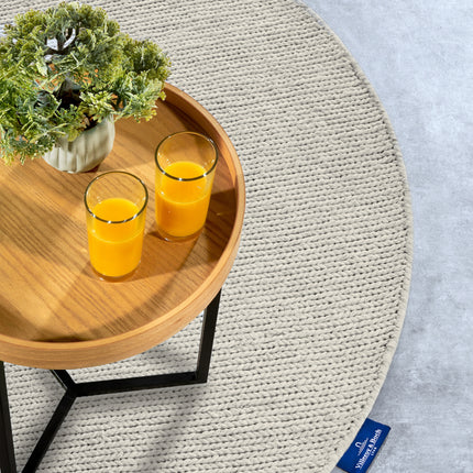 Vloerkleed Francois Rond - Wit