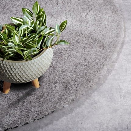 Vloerkleed Olaf Rond - Lichtgrijs