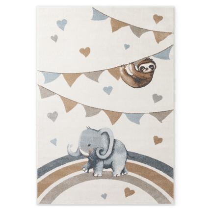 Vloerkleed Kids Elephant Party