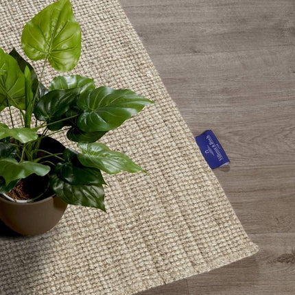 Handgeweven Jute Vloerkleed Rosalie - Creme