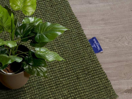 Handgeweven Jute Vloerkleed Rosalie - Groen