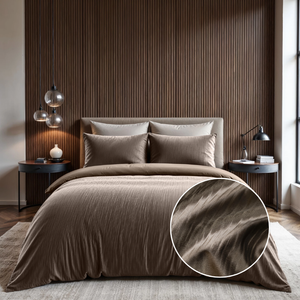 Dekbedovertrek Velvet Cartier - Taupe