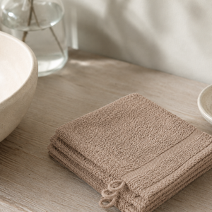 3-PACK Washandjes - Taupe