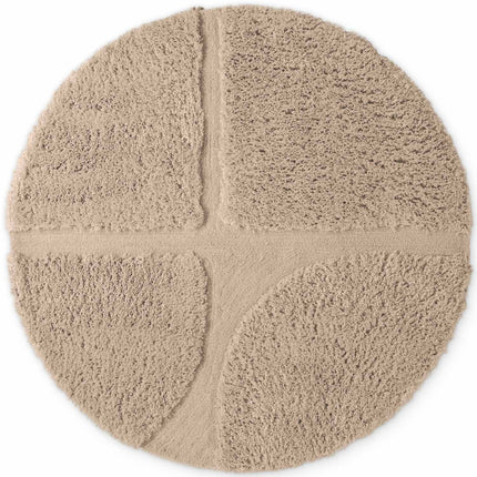 Vloerkleed Jasper Rond - Beige