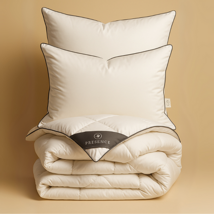 Dekbed 4 Seizoenen & 2 Hoofdkussens - 100% Ganzendons Bundel