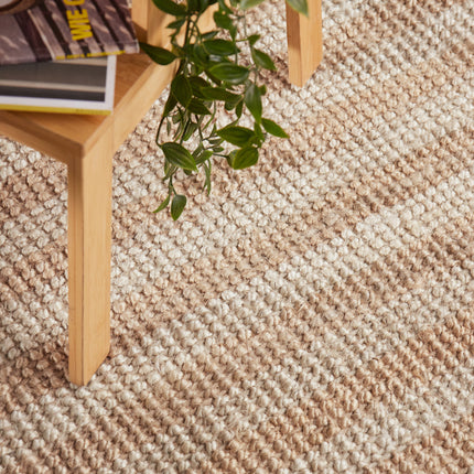 Vloerkleed Amber Rechthoekig - Natuur Ivoor Goud