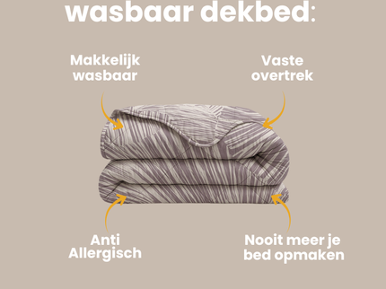 Lazy Dekbed Zonder Overtrek - Bamboo Dawn