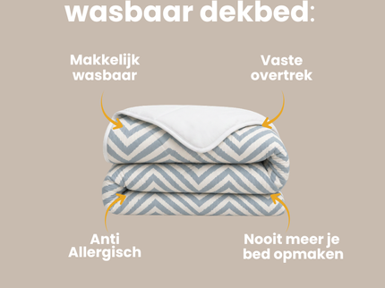 Easy Dekbed Zonder Overtrek - Wavey
