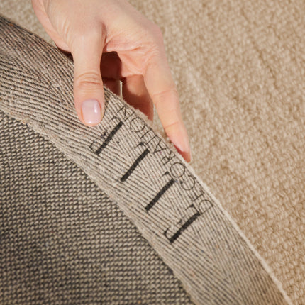 Vloerkleed Knots Rond - Beige