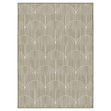 Dubbelzijdig Buitenkleed Flatweave - Taupe