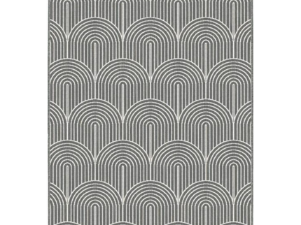 Dubbelzijdig Buitenkleed Flatweave - Zilver