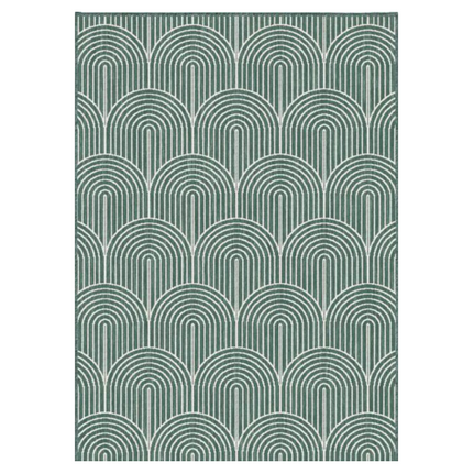 Buitenkleed Dubbelzijdig Flatweave - Groen