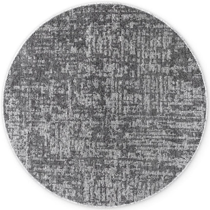 Vloerkleed Prisma Rond - Zilvergrijs