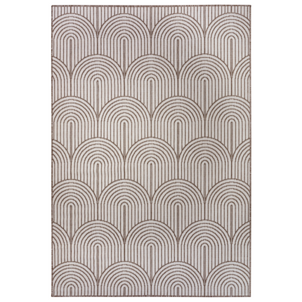 Dubbelzijdig Buitenkleed Flatweave - Taupe
