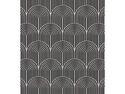 Dubbelzijdig Buitenkleed Flatweave - Zwart