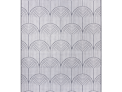 Dubbelzijdig Buitenkleed Flatweave - Zilver