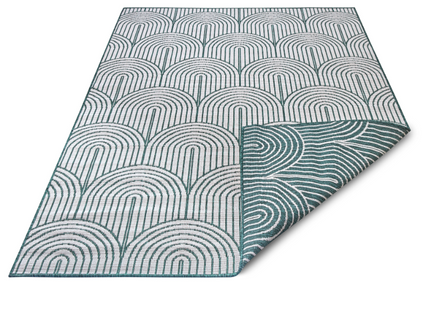 Buitenkleed Dubbelzijdig Flatweave - Groen