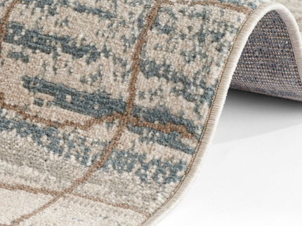 Vloerkleed Vintage Coastal - Crème/Blauw
