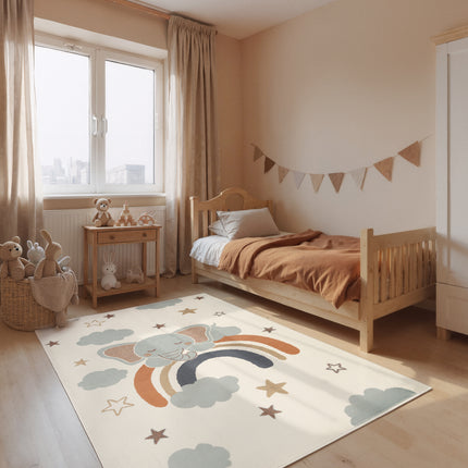 Vloerkleed Dreamy Jumbo Rechthoekig - Creme Multicolor