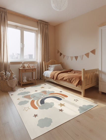 Vloerkleed Dreamy Jumbo Rechthoekig - Creme Multicolor