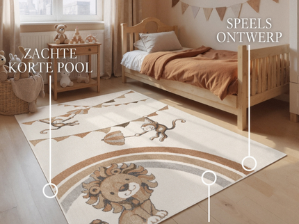 Vloerkleed Kids Monkey Party