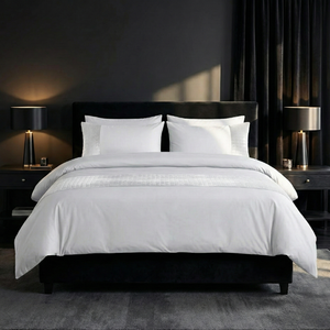 Dekbedovertrek Velvet Band - Wit