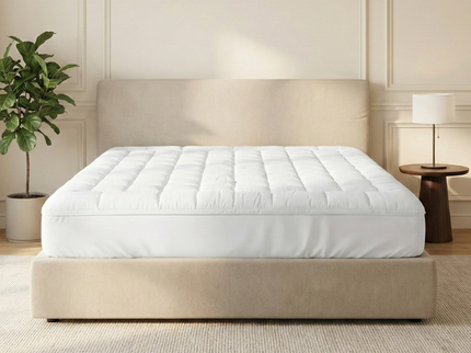 Wasbare Topper & Hoeslaken in 1 – Ultiem Slaapcomfort - Wit