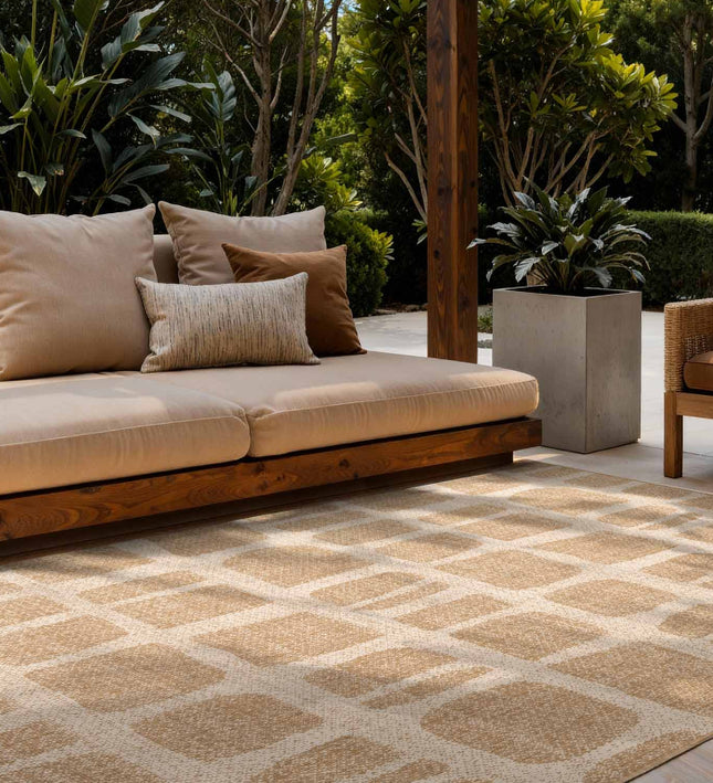 Vloerkleed Ruskin Rechthoekig - Jute wit